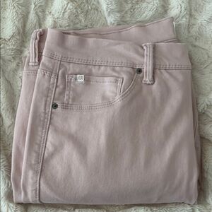 Pink Jeggings with Smooth Denim Finish